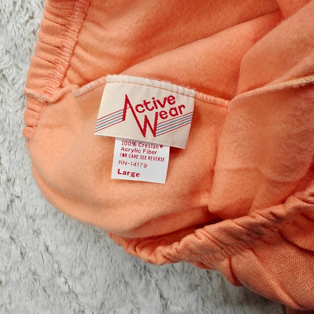 VTG 80s Colorblock Sweatsuit Set Womens Large Active Wear‎ USA Minimalist
